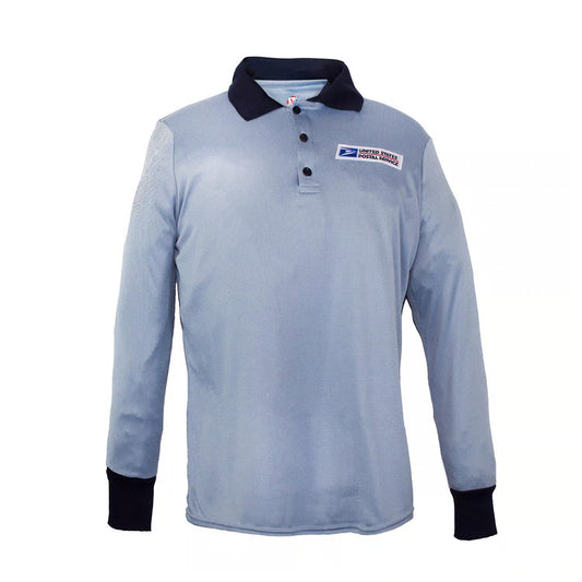 Men's Long Sleeves Postal Postal Clerk Polo