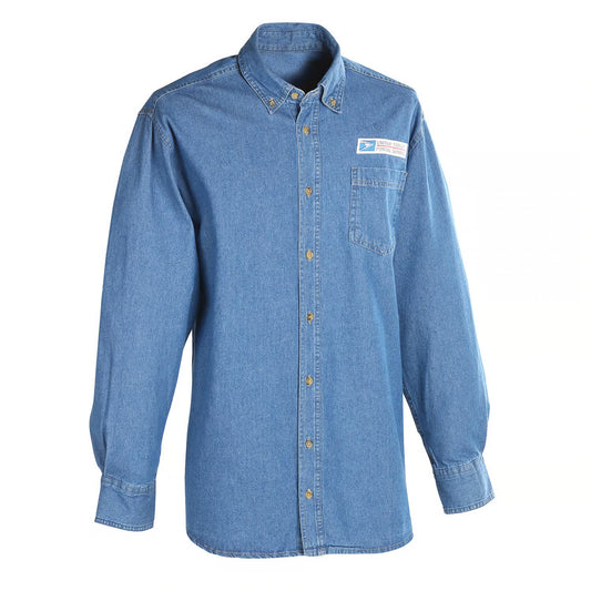 USPS Postal Long Sleeves Denim Shirt