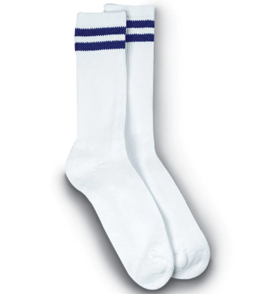 USPS Crew Length Postal Sock-White